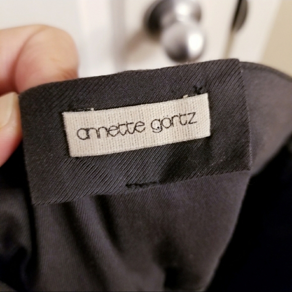 Luxury designer Annette Goetz high waisted pants - Picture 2 of 10